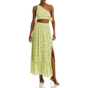 NWT Wayf Darlin Dress in Lemon Ditsy Small